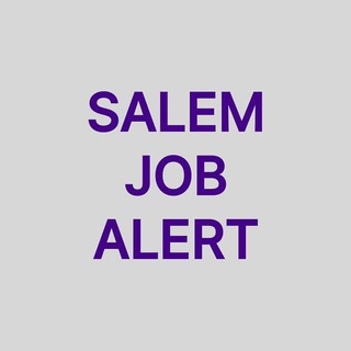 Telegram profile photo for Salem Job Alert