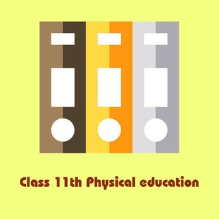 Telegram profile photo for class 11 physical education notes