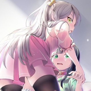 Telegram profile photo for Yuri and Hugs Gif