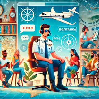 Telegram group profile photo for Болтанка с пилотом