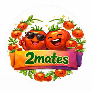 Telegram profile photo for 2mates | Юмористический канал для товарищей 🤝