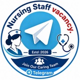 Telegram profile photo for Nursing Staff Vacancy