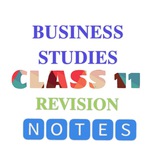 Telegram profile photo for Class 11th Business Studies Notes
