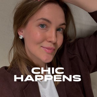 Telegram profile photo for chic happens // шик хэппенс