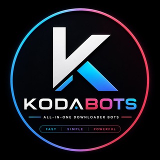 Telegram profile photo for Koda bots | ربات دانلودر | downloader bot
