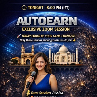Telegram profile photo for Auto Earn 5$ whidhral