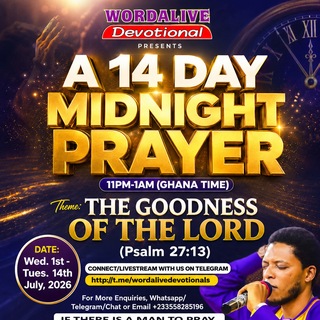 Telegram profile photo for WORDALIVE DEVOTIONAL