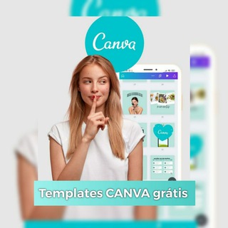 Telegram profile photo for TEMPLATES CANVA GRÁTIS