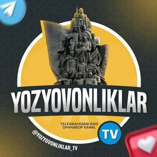 Telegram profile photo for Yozyovonliklar Tv | Расмий канал