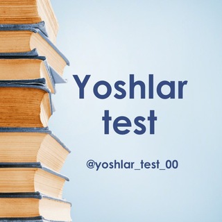 Telegram profile photo for Yoshlar Test