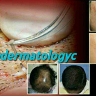 Telegram profile photo for dermatology books . courses