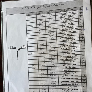 Telegram profile photo for ثالث أ هاتف اعدادية الفرات
