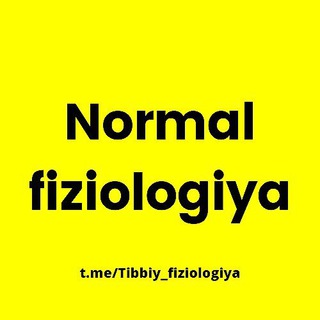 Telegram profile photo for Normal fiziologiya