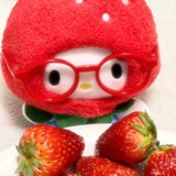 Telegram profile photo for strawberry cake