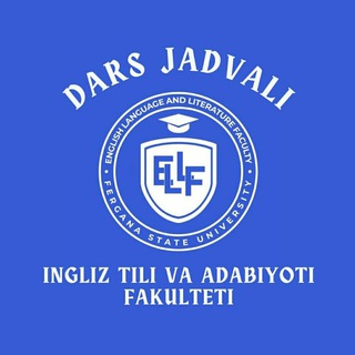 Telegram profile photo for Dars jadvali (xorijiy til va adabiyoti: ingliz)