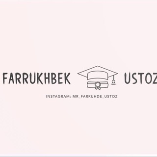 Telegram profile photo for 🇩🇪Farrukh Safarov | DEUTSCH | Blog❤️🔥