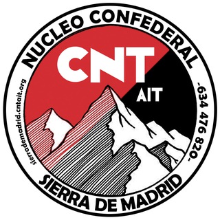 Telegram profile photo for CNT AIT Sierra de Madrid