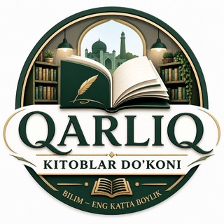 Telegram group profile photo for QARLIQ KITOBLAR DO'KONI