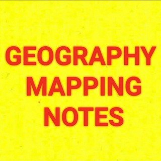 Telegram profile photo for UPSC TOPPERS GEOGRAPHY OPTIONAL MAPPING NOTES