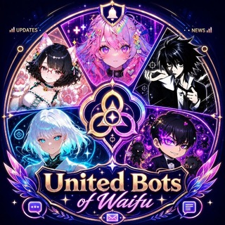 Telegram profile photo for • 🧢 United Bots Of Waifu