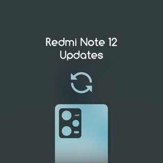 Telegram profile photo for Redmi Note 12 Updates