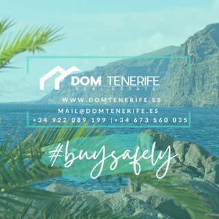 Telegram profile photo for DOM Tenerife Real Estate | Недвижимось на Тенерифе