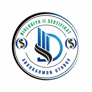 Telegram profile photo for 🖇 BIOLOGIYA || SERTIFIKAT (ABDURAHMON UTABOV) 🌴