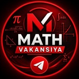 Telegram profile photo for Vakansiya | Matematika
