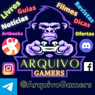Telegram profile photo for 🎮 Arquivo Gamers 🎮 - Revistas, Livros e Quadrinhos (HQs e Mangás) sobre Games e Super-Heróis