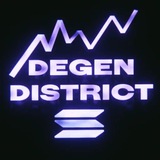 Telegram profile photo for Degen District Alpha