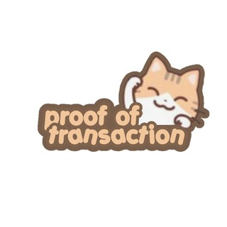 Telegram group profile photo for PROOF OF TRANSACTION