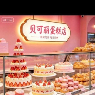 Telegram profile photo for 贝可丽蛋糕店🎂(聊天交流)群