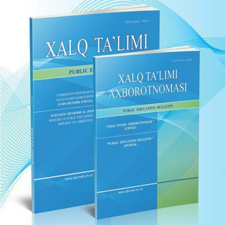 Telegram group profile photo for ''XALQ TA'LIMI'' ilmiy-metodik jurnali - ''ХАЛҚ ТАЪЛИМИ'' илмий-методик журнали
