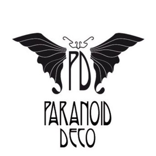 Telegram profile photo for Paranoid Deco - дизайнер авторских аксессуаров и мерча.