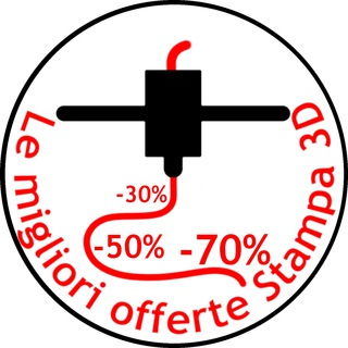 Telegram profile photo for Le migliori offerte Stampa 3D