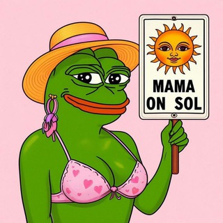 Telegram profile photo for $MAMA ON SOL