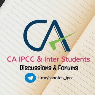 Telegram profile photo for CA Inter Notes Discussion @canotes_ipcc