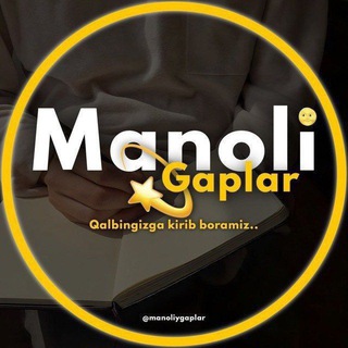 Telegram profile photo for Maʼnoli gaplar