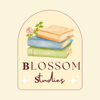 Telegram profile photo for — 𝐁lossom 𝐒tudies 📚🎓