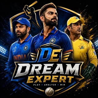 Telegram profile photo for 𝗗𝗿𝗲𝗮𝗺 𝗘𝘅𝗽𝗲𝗿𝘁 🏏