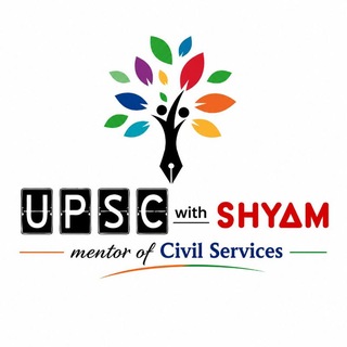 Telegram profile photo for UPSC with Shyam : Mentor of CSE ✍🏻