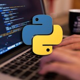 Telegram profile photo for Python tests and quizzes
