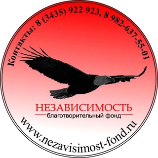 Telegram profile photo for Фонд "Независимость" Помогаем тем, кому это нужно 💯