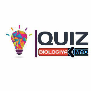 Telegram profile photo for KIMYO BIOLOGIYA QUIZ TESTLAR