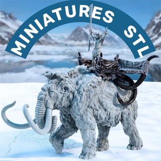 Telegram profile photo for MINIATURES STL