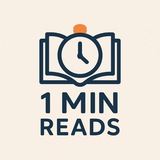 Telegram profile photo for 1Min Reads Official