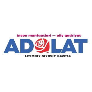 Telegram profile photo for Adolat gazetasi
