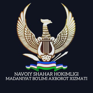 Telegram profile photo for Navoiy shahar Madaniyat va turizm bo'limi axborot xizmati