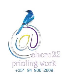 Telegram profile photo for @chere22 printing work