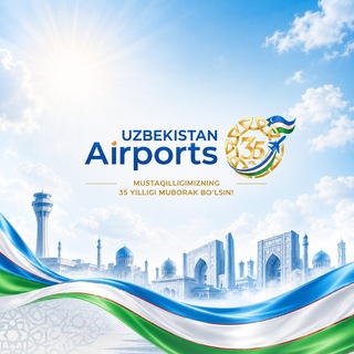 Telegram profile photo for UZBEKISTAN AIRPORTS